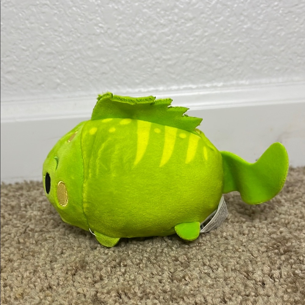 Green Plush Geko Toy